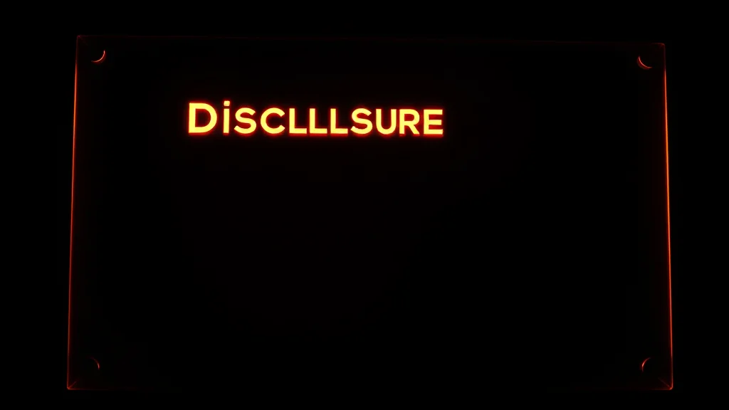 Disclosure and verification checklist glowing on a dark panel