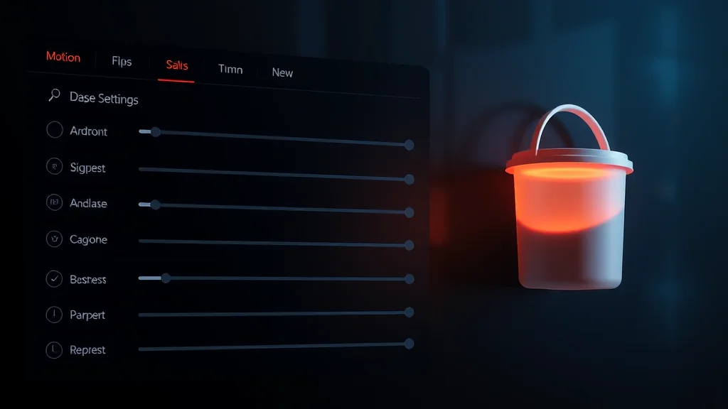 Motion bucket and fps settings on a dark ComfyUI-style panel