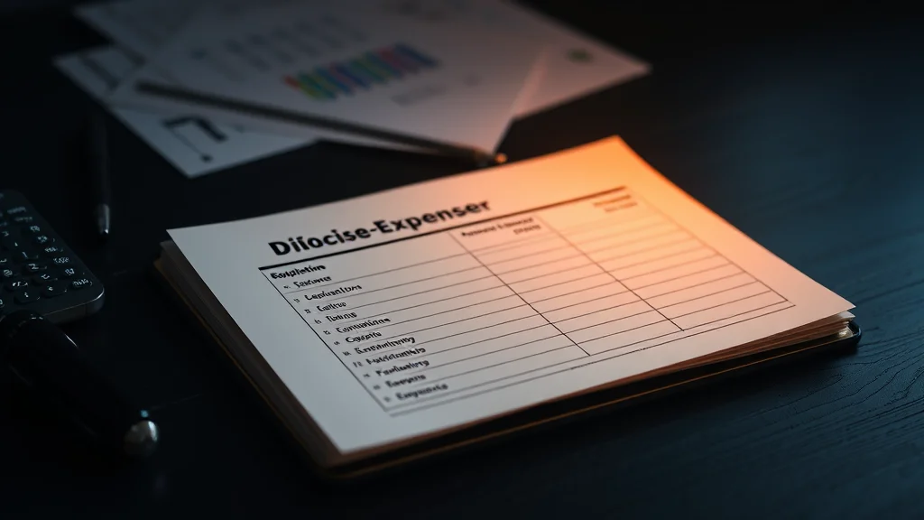 Income and deductible-expense ledger glowing on a dark desk, abstract concept