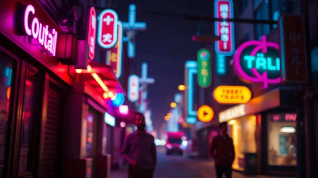 A cool confident tomboy street mood board, neon nodes on dark