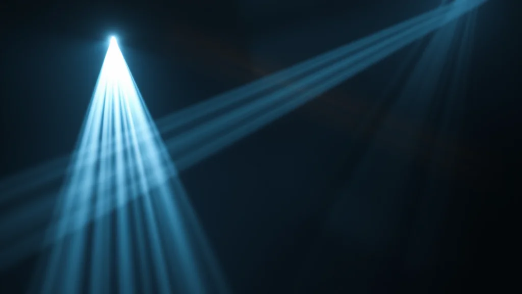 Two conversational light streams compared, abstract concept