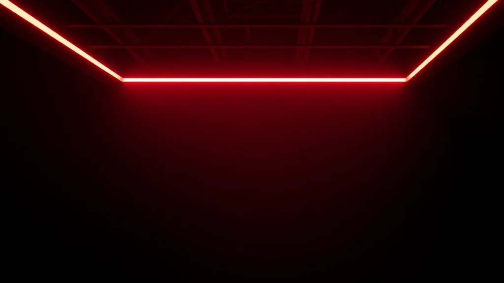 A direct uncluttered glow on dark, neon on dark