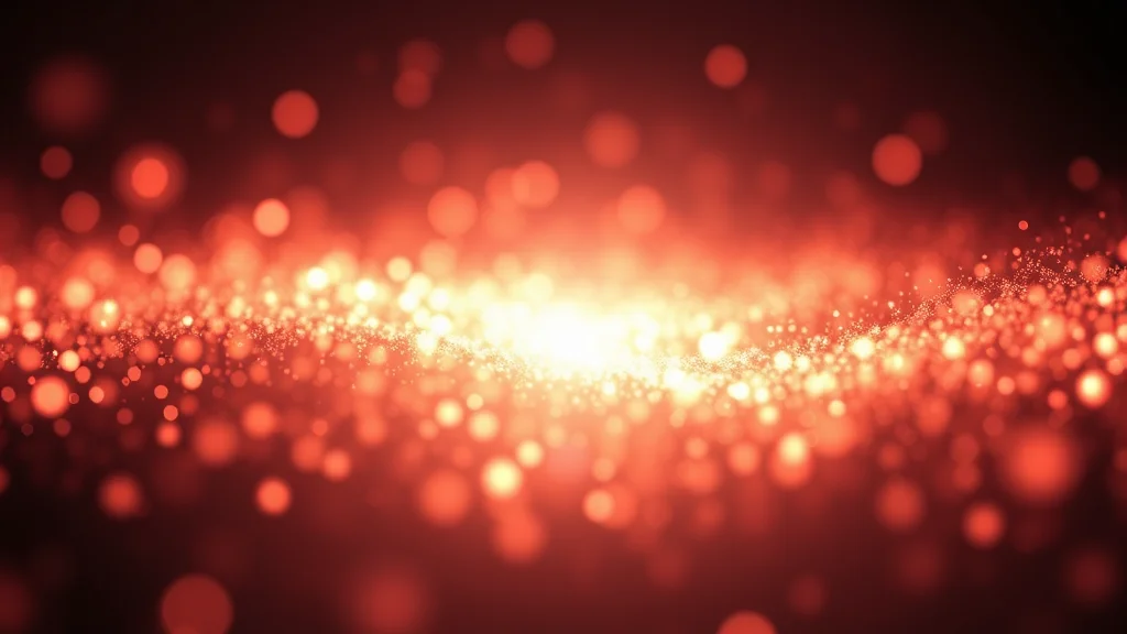 A luminous noise field becoming a clean form, abstract diffusion