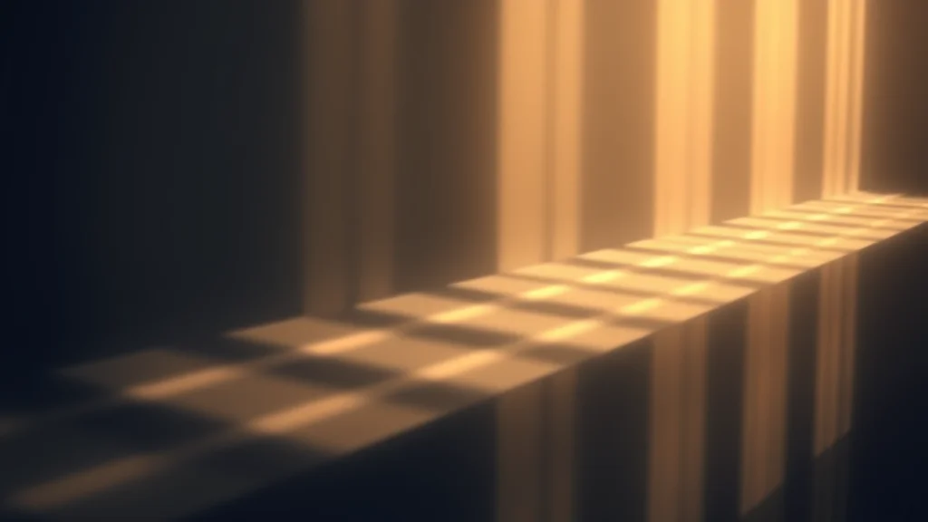 A repeating rhythm of light settling calmly at a boundary, abstract resolution