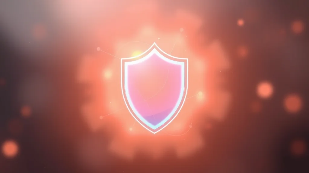 A luminous protective shield over a soft glow, abstract privacy