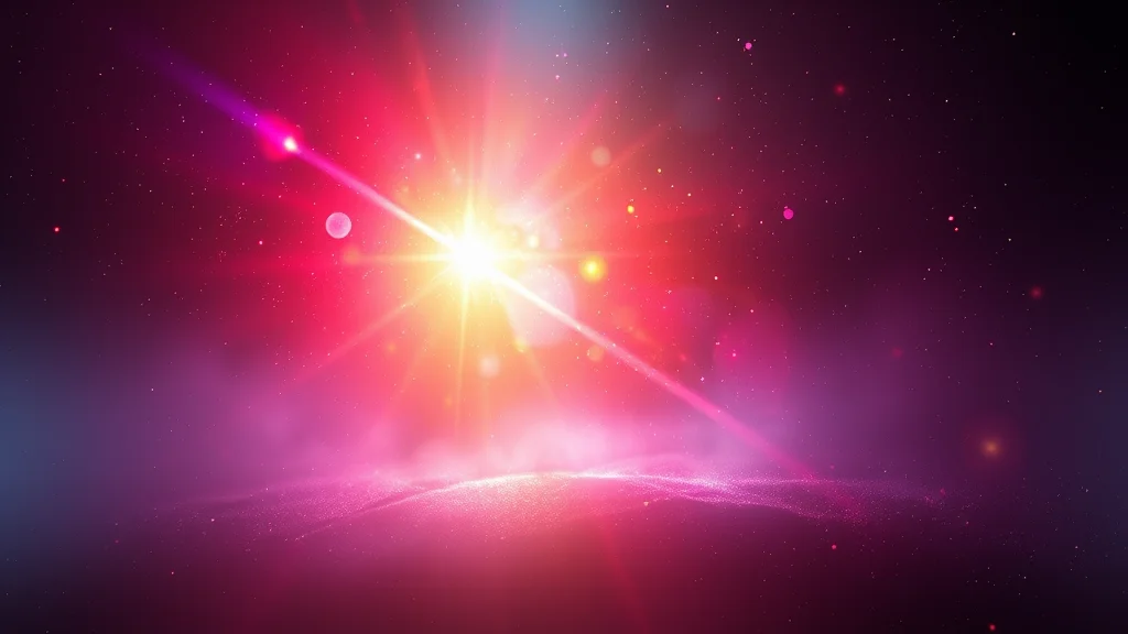 A saturated spectrum bloom in latent space, abstract concept