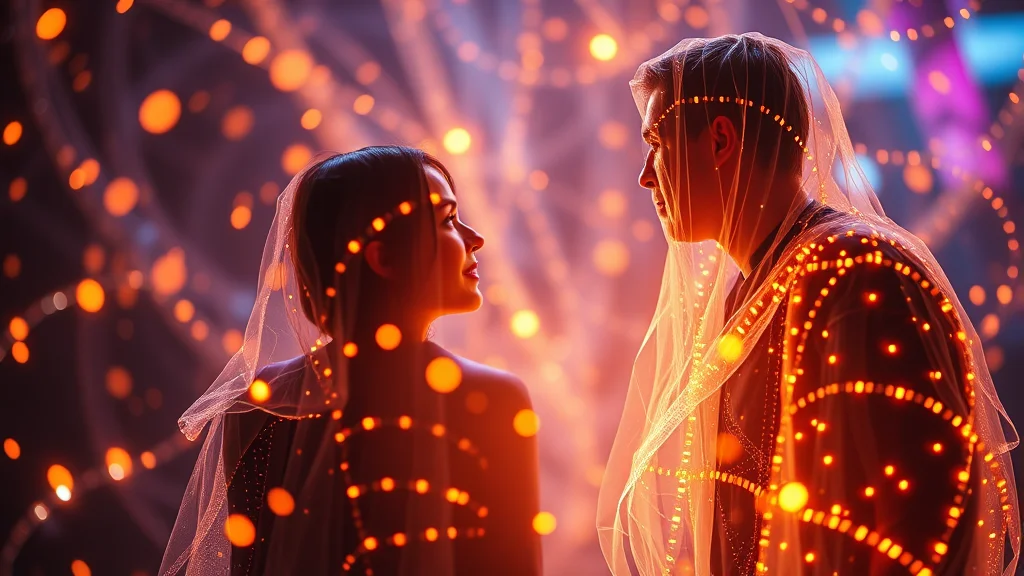 A luminous weave of talk and pictures, abstract companion build