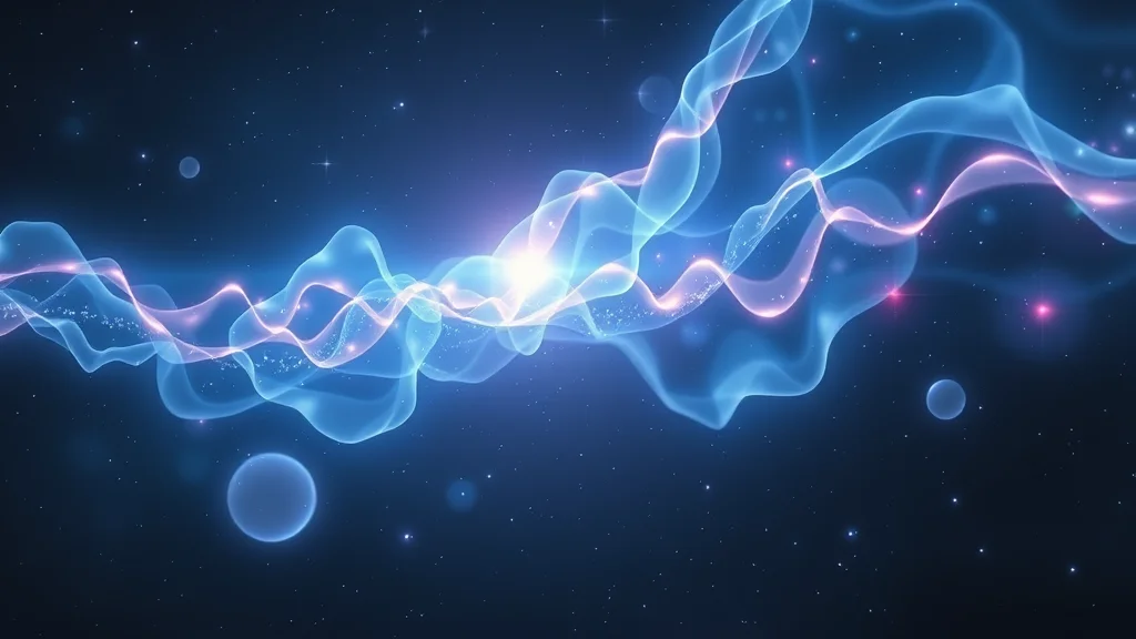 Floating luminous dream forms in deep space, abstract concept