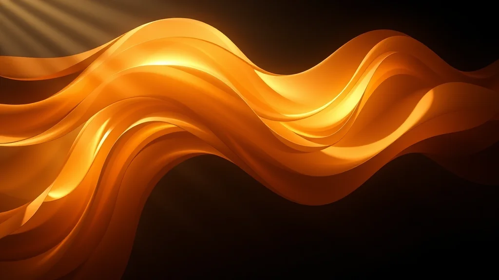 Abstract form being refined by passes of light on dark, editorial concept