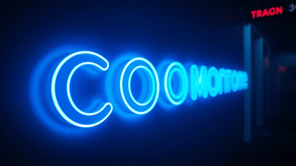 A clean photoreal glow with fine detail, neon on dark