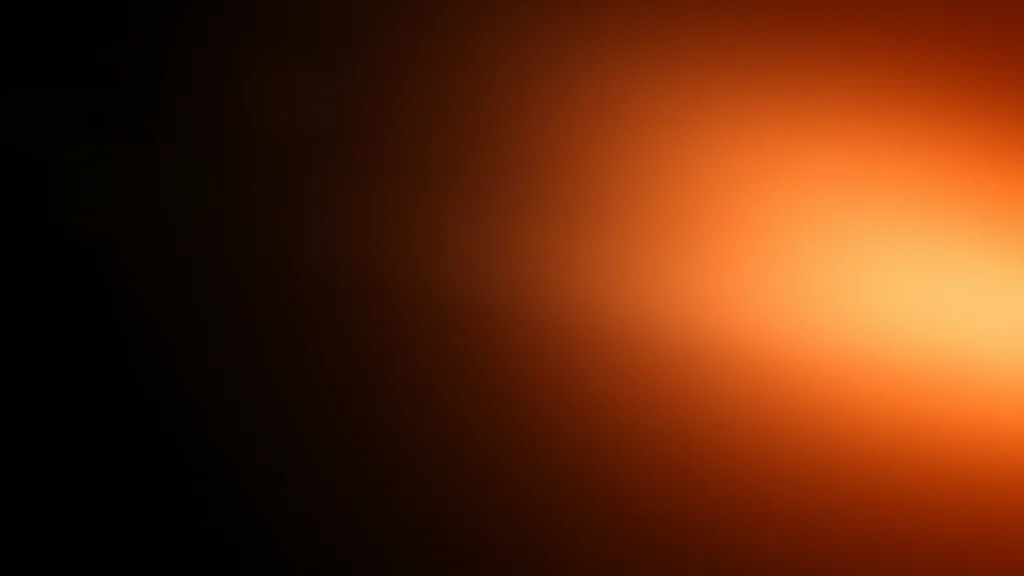 Abstract wide open glow with a soft dimmer edge on dark, editorial concept