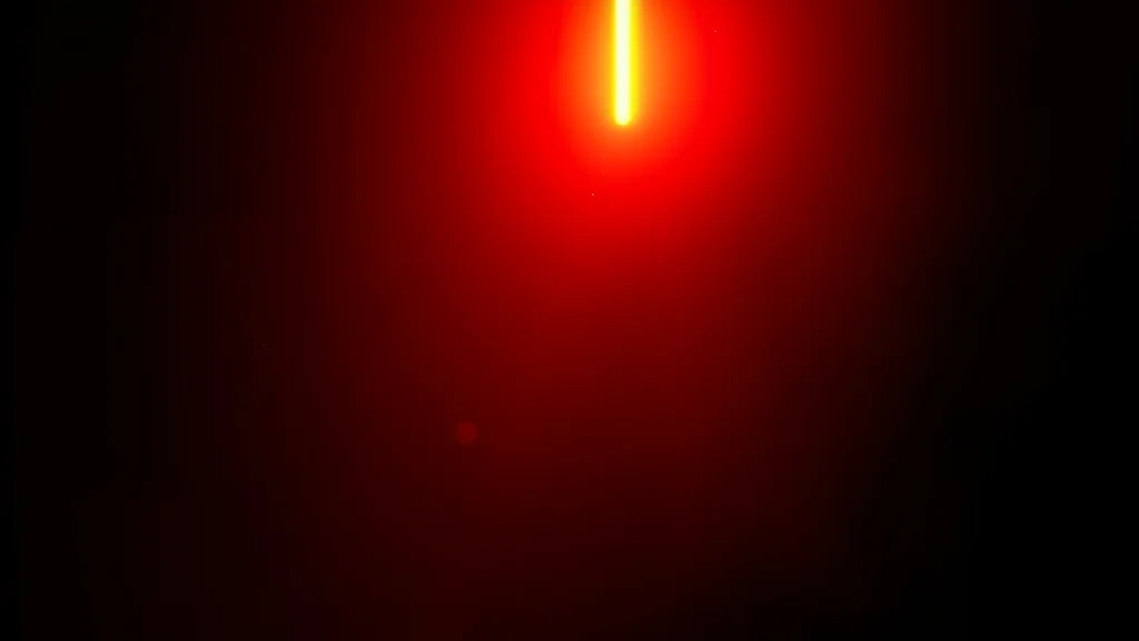 Warm light gathering back to its level, neon on dark