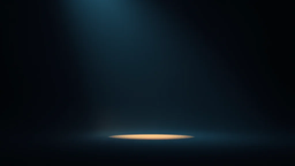Abstract small contained glow beside a larger open glow on dark, editorial concept