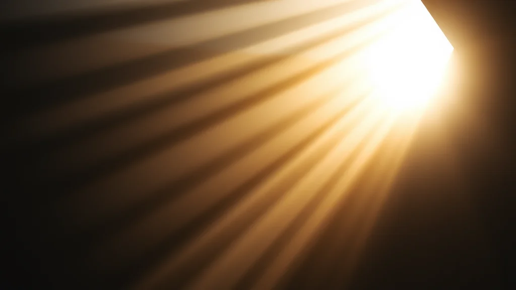 Deep layered light versus open bold light, abstract concept