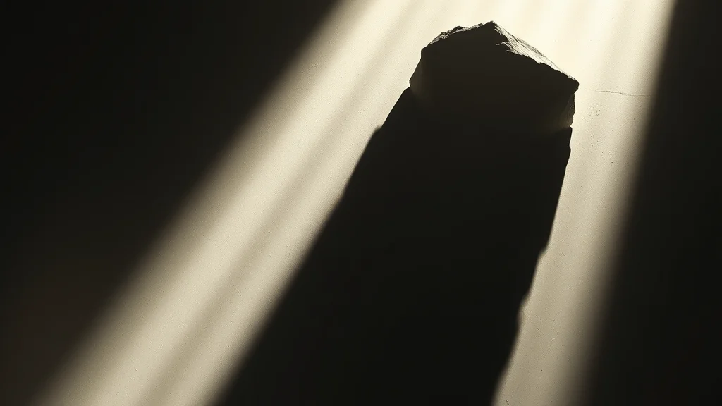 Crushed shadow lifting into balanced light, abstract