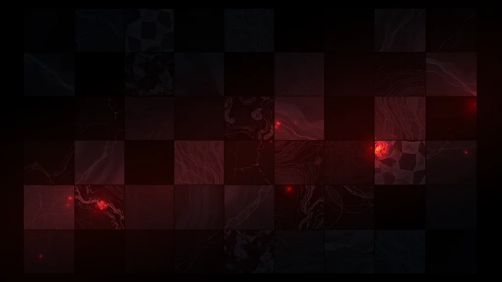 A grid of PBR texture and material swatches, glowing on dark