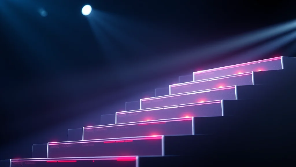 A ladder of tiered membership cards, abstract concept