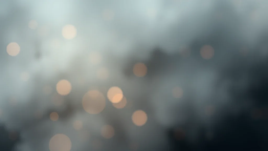 A mood board of atmospheric texture tiles haze fog and bokeh, abstract concept