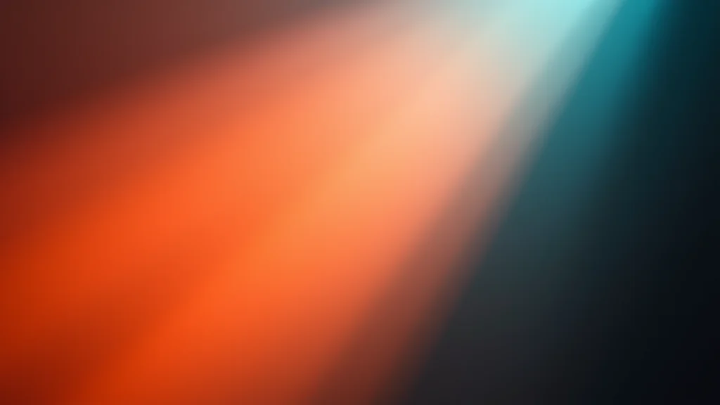 A cinematic gradient palette from intimate warm to moody cool, glowing on dark