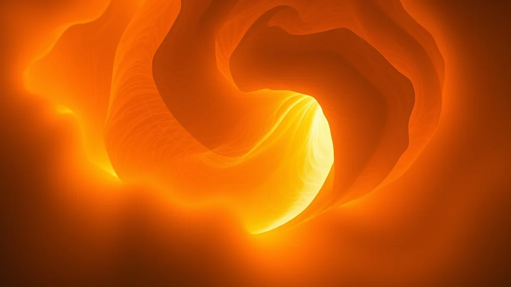 A warm form emerging from a gentle glow, abstract dream concept