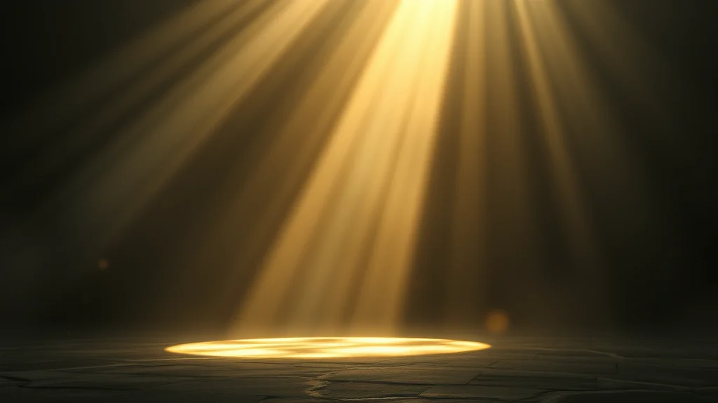 A luminous form considered against its counterweight, abstract assessment