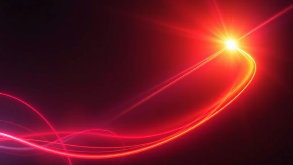 Precision and imagination as two fields of light, neon on dark