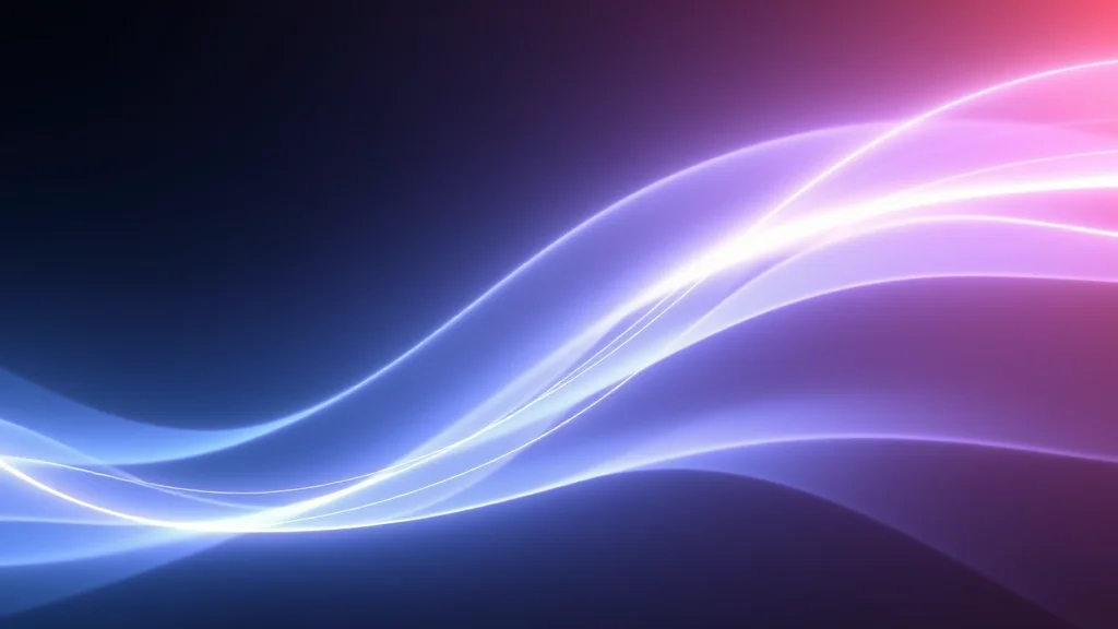 A backed-up luminous line releasing into smooth flow, abstract queue clearing