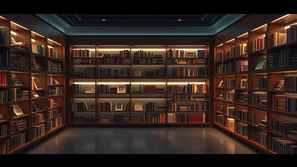 A neat luminous collection laid out to browse, abstract model library