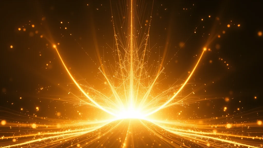 A luminous origin point reproducing an identical form, abstract seed