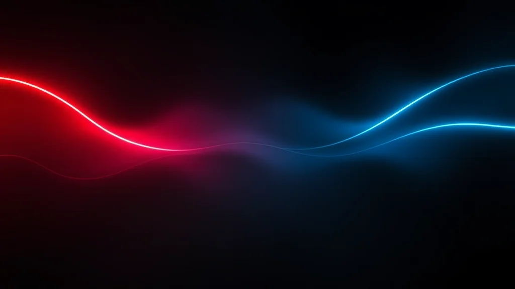 Layered light on dark, neon on dark