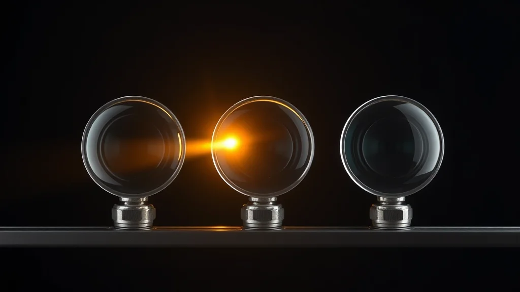 Tres lentes alineadas atravesadas por un haz de luz: apilar LoRAs en Flux